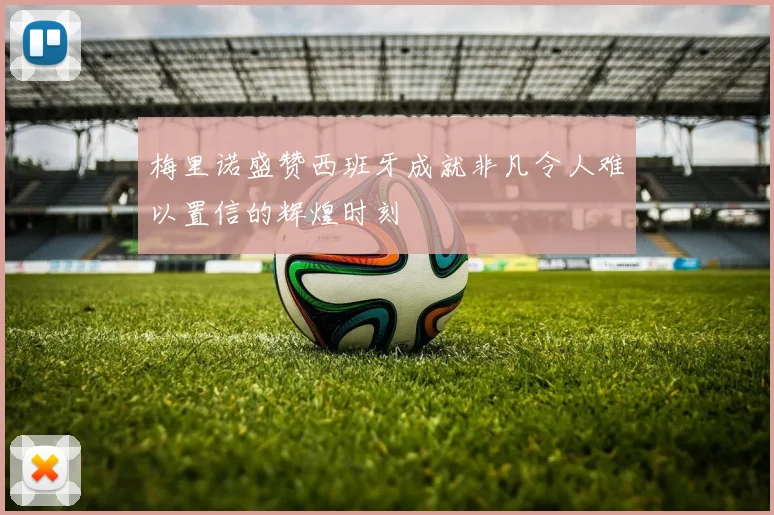 梅里诺盛赞西班牙成就非凡令人难以置信的辉煌时刻